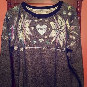 Victoria's Secret PINK Fairisle Pullover XS